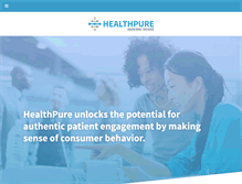 Tablet Screenshot of healthpure.com
